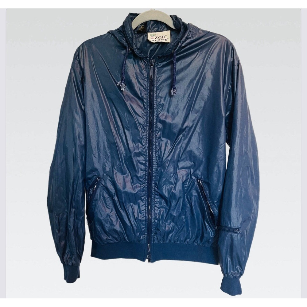 Vintage Izod Lacoste Full Zip Windbreaker • Size Medium